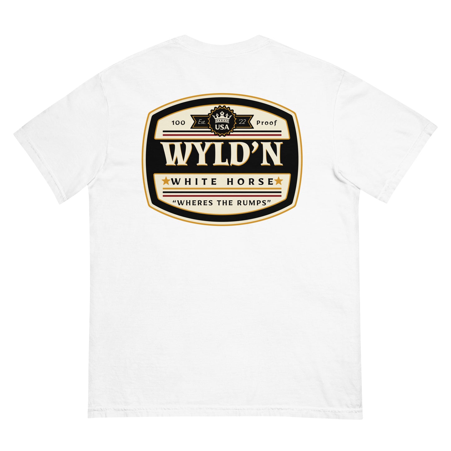 WHITE HORSE (heavyweight t-shirt)